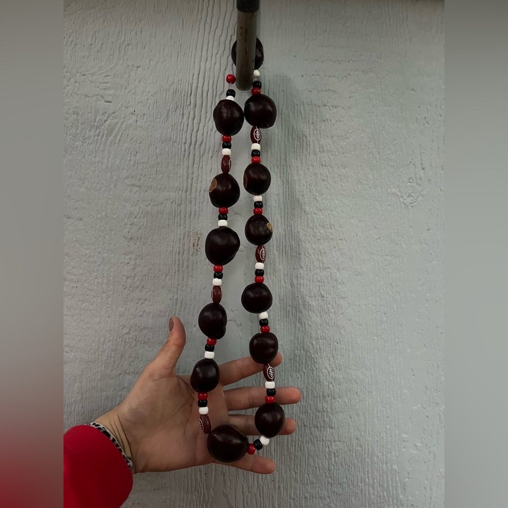 COPY - Ohio State Buckeye necklace